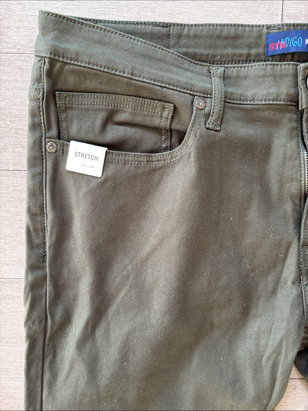 Pepe Jeans Olive Green Men's Jeans - Picture 3 of 12